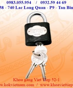 Khóa treo gang bấm Việt Tiệp 01521