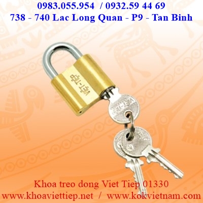 Khóa treo đồng Việt Tiệp 01330