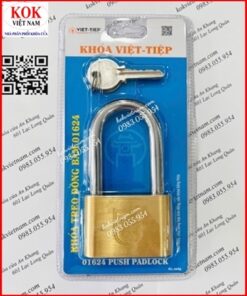 Khóa móc treo đồng bấm Việt Tiệp 01624 Càng dài