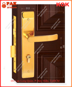 Khóa tay gạt Inox 304 Việt Tiệp 04835 PVD Gold 