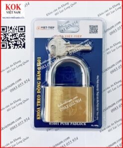 Khóa treo đồng bấm Việt Tiệp 01601