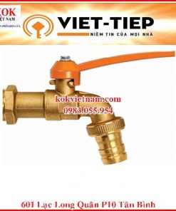 Vòi nước phi 21 tay gạt Nhôm Việt Tiệp 1021015